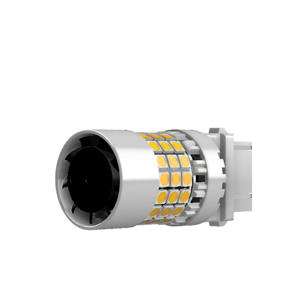 Set 2 x bec LED T25 3156 P27/7W 5000 lm - fara eroare