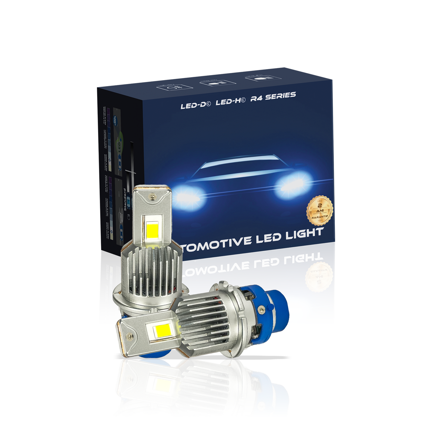 Kit LED D4S | D4R LUSMAR™ LED-D© 6000k 10000 lumeni 70W / set Canbus - fara eroare