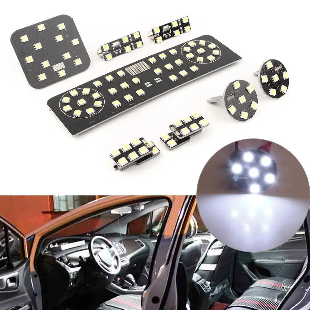 Set 8 x lumini led interior compatibil Volkswagen