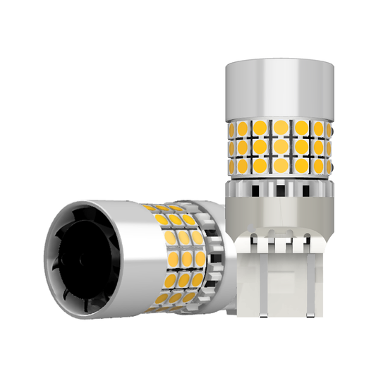 Set 2 x bec LED T25 W21/5W LUSMAR™ 7000 lm - fara eroare