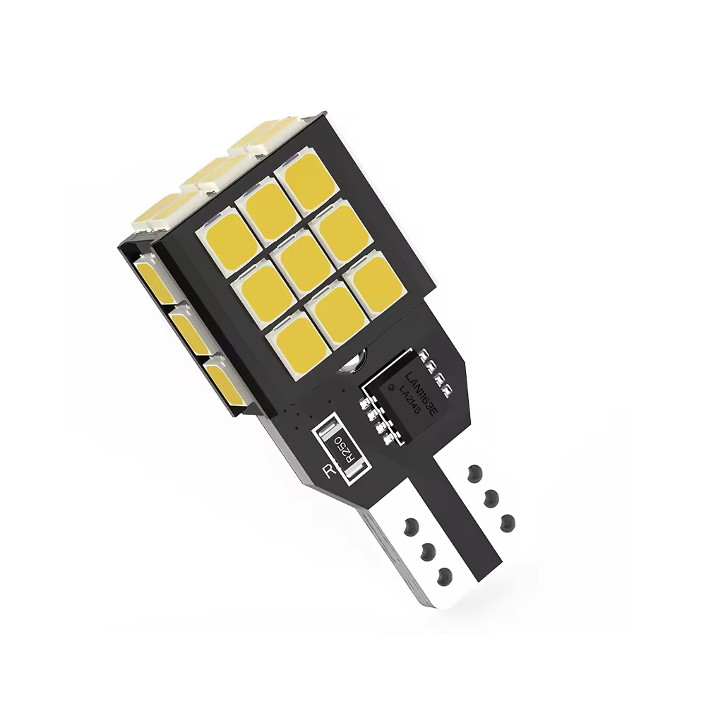 Set 2 x bec LED T15 W16W WY16W LUSMAR™ 1100 lm, Canbus - fara eroare