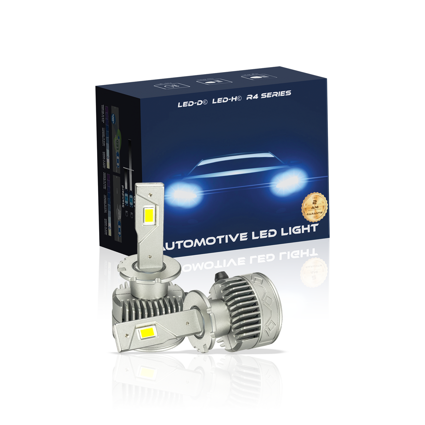 Kit LED D2S | D2R LUSMAR™ LED-D© 6000k 10000 lumeni 70W / set Canbus - fara eroare