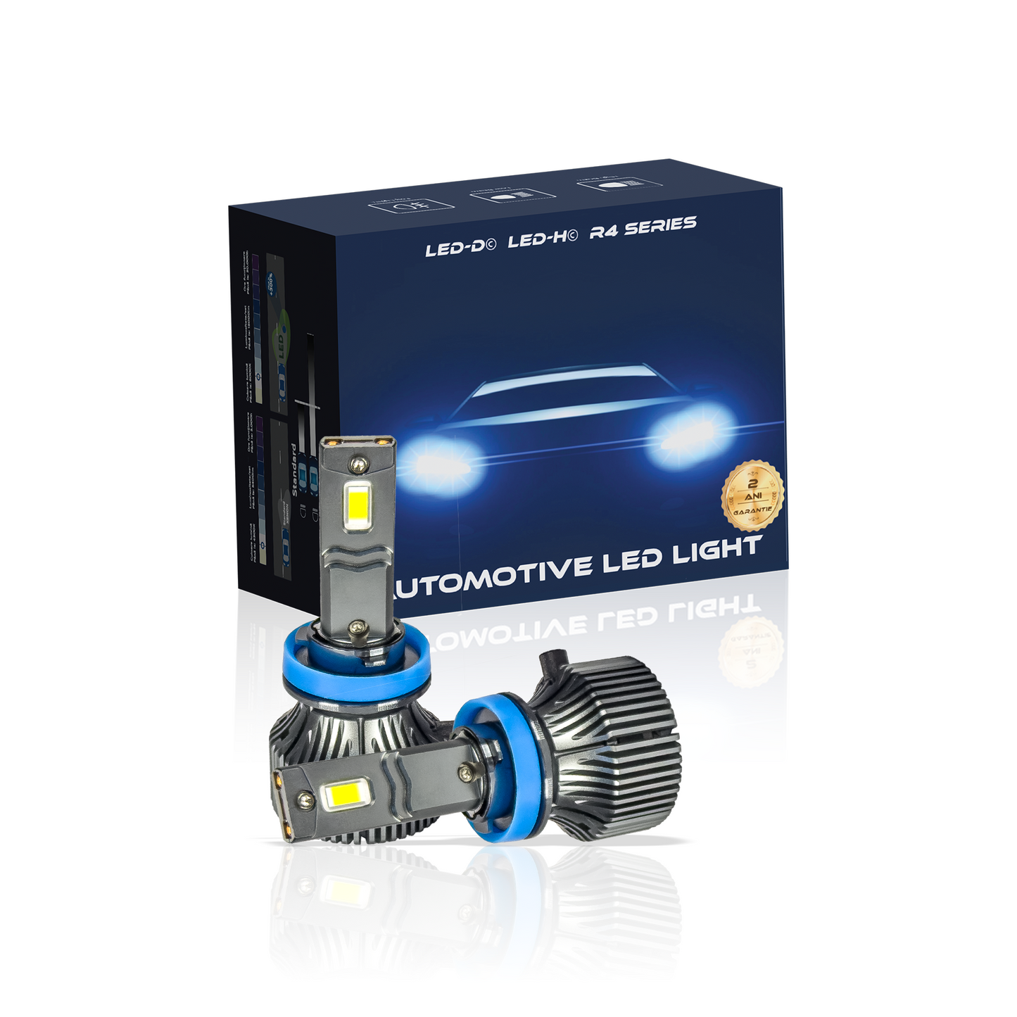 Kit led H8 H9 H11 H16 LUSMAR™ LED-H© 6000k 15000 lumeni 110W/set Canbus - fara eroare