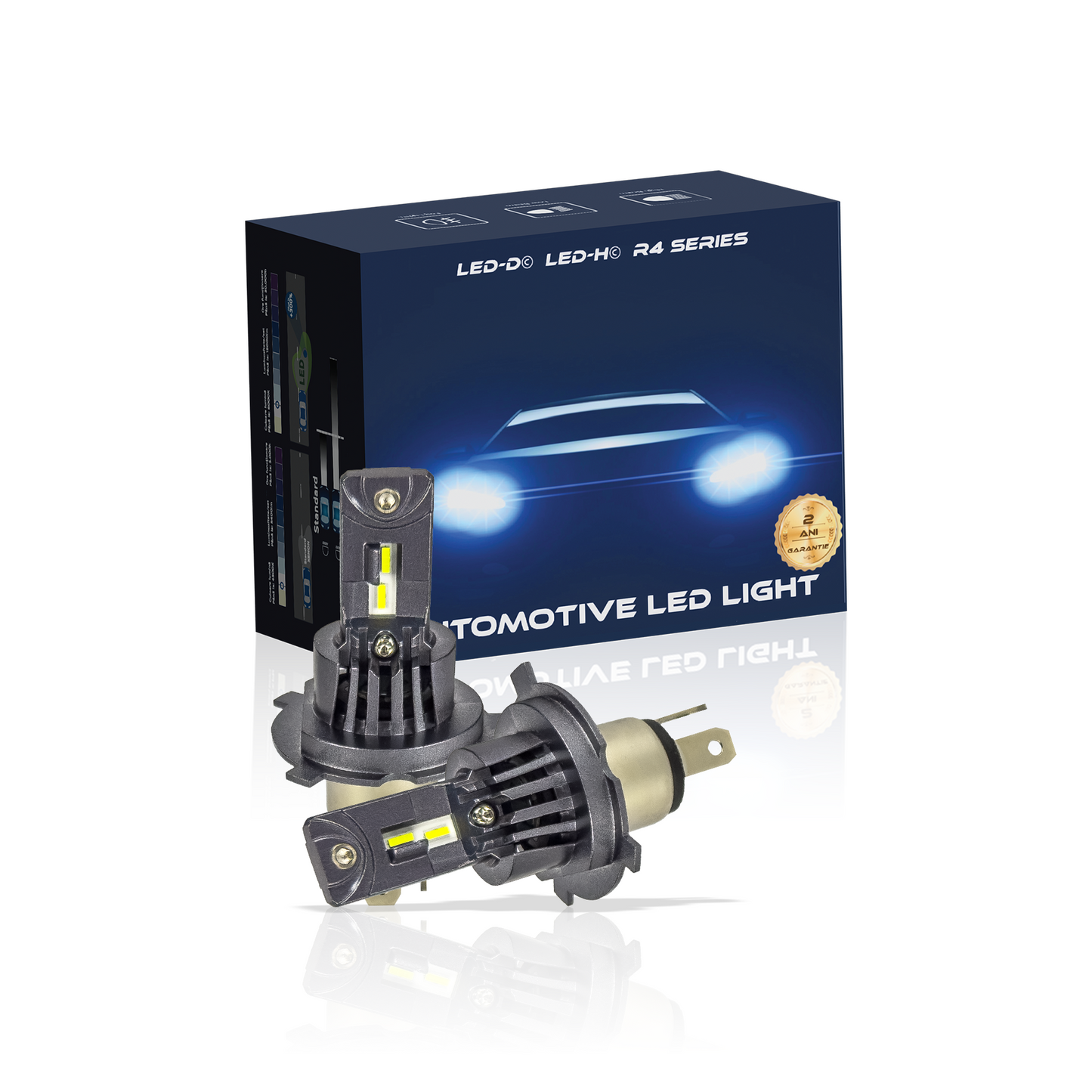 Kit led H4 LUSMAR™ LED-H© 6500k 4800 lumeni 48W/set