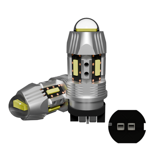Set 2 x bec LED PW24W / PWY24W LUSMAR™ Canbus - fără eroare