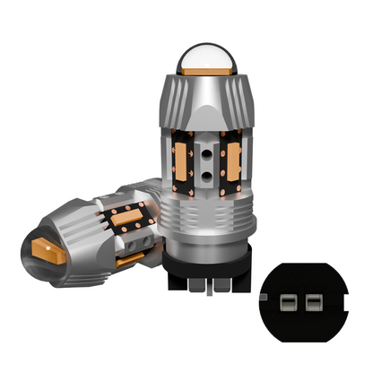 Set 2 x bec LED PW24W / PWY24W LUSMAR™ Canbus - fără eroare