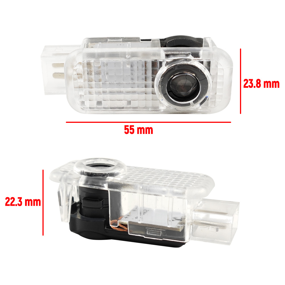 Lumini usi compatibil Audi cu logo