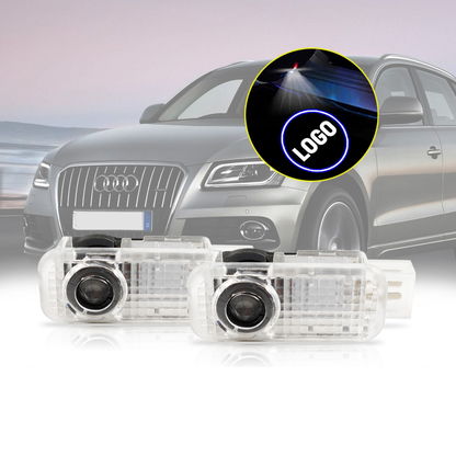 Lumini usi compatibil Audi cu logo